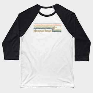 Diamond Head Cassette Stripes Baseball T-Shirt